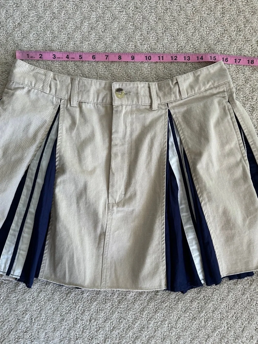 Free People Hannah Sporty Pleated Mini Skirt Med Academia Collegiate Timeless - Picture 12 of 13